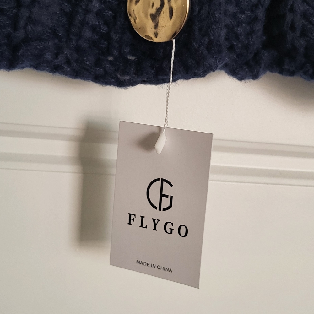 Navy Blue Sweater Vest - Picture 2 of 6
